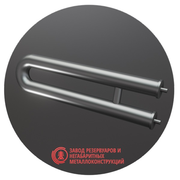 Регистры отопления двухрядные РЗП-2x159x4.0-11000 мм