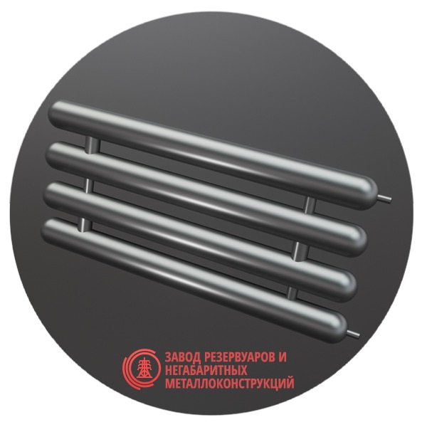 Регистры отопления четырехрядные РСЭ-4x159x4.0-6000 мм