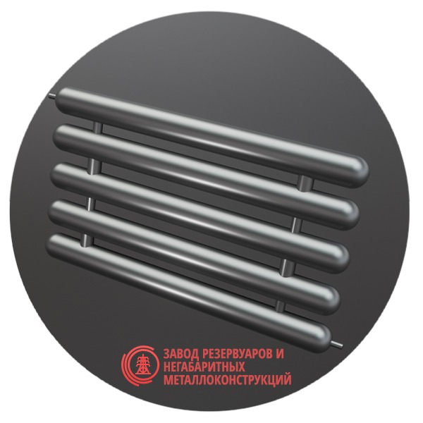 Регистры отопления пятирядные РСЭ-5x42x2.0-2000 мм