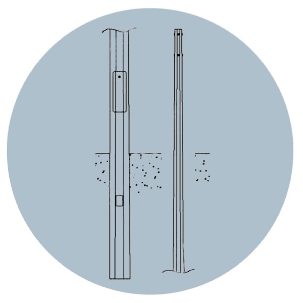 Опора освещения ОГК-5-4